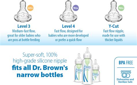 nipples for dr brown bottles|Dr Browns Bottle Nipples